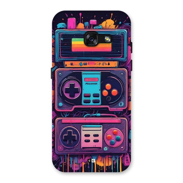 Comic Gaming Console Back Case for Galaxy A3 (2017)