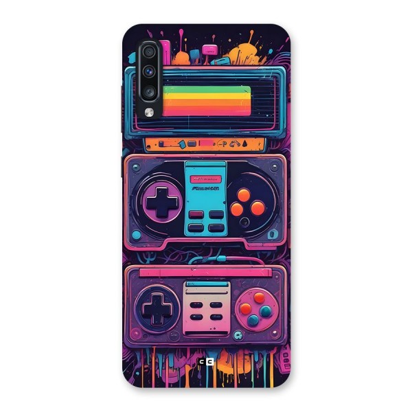 Comic Gaming Console Back Case for Galaxy A70