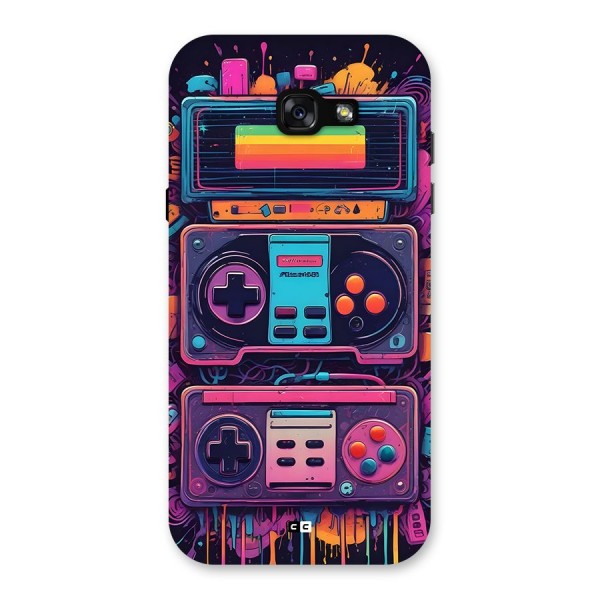 Comic Gaming Console Back Case for Galaxy A7 (2017)