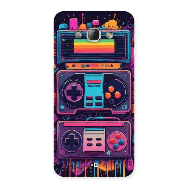 Comic Gaming Console Back Case for Galaxy A8