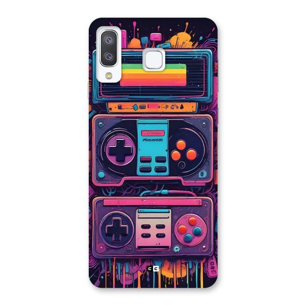 Comic Gaming Console Back Case for Galaxy A8 Star