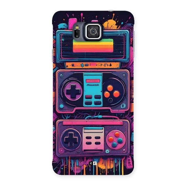 Comic Gaming Console Back Case for Galaxy Alpha