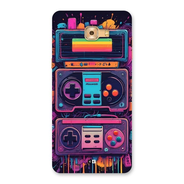 Comic Gaming Console Back Case for Galaxy C9 Pro