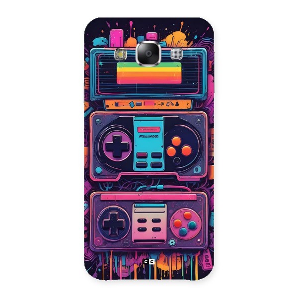 Comic Gaming Console Back Case for Galaxy E5