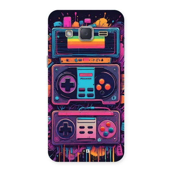 Comic Gaming Console Back Case for Galaxy J2