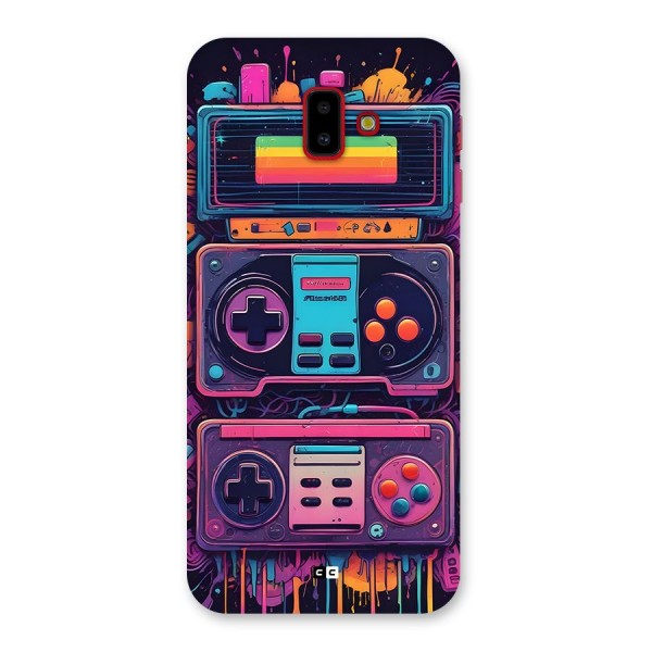 Comic Gaming Console Back Case for Galaxy J6 Plus