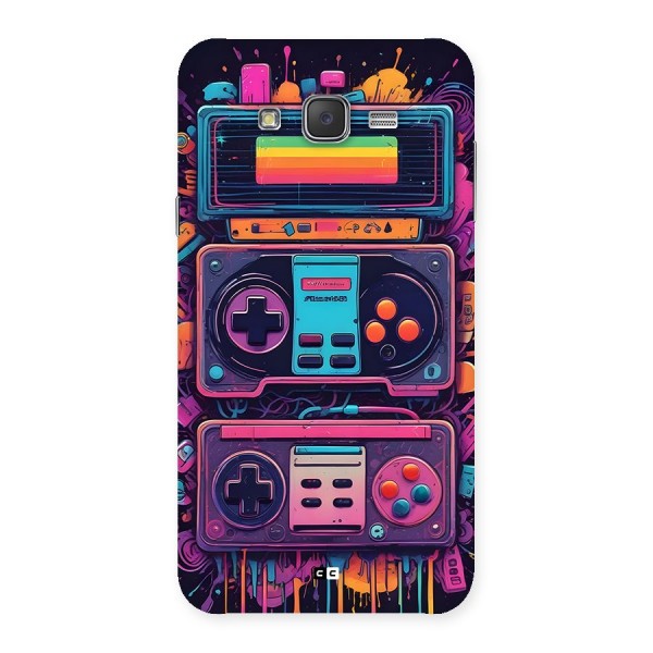 Comic Gaming Console Back Case for Galaxy J7