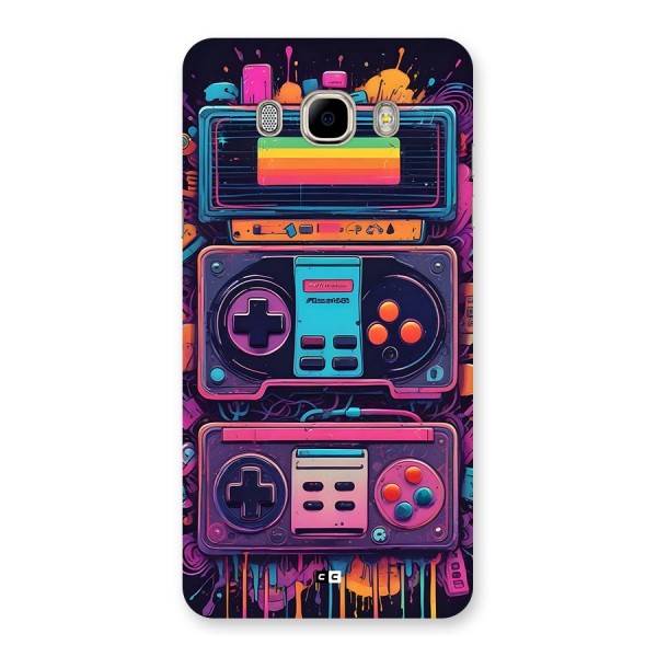 Comic Gaming Console Back Case for Galaxy J7 2016