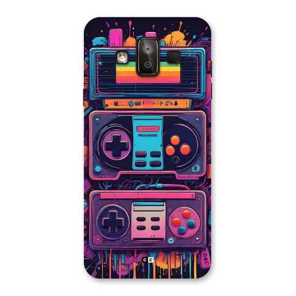 Comic Gaming Console Back Case for Galaxy J7 Duo