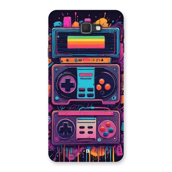 Comic Gaming Console Back Case for Galaxy J7 Prime