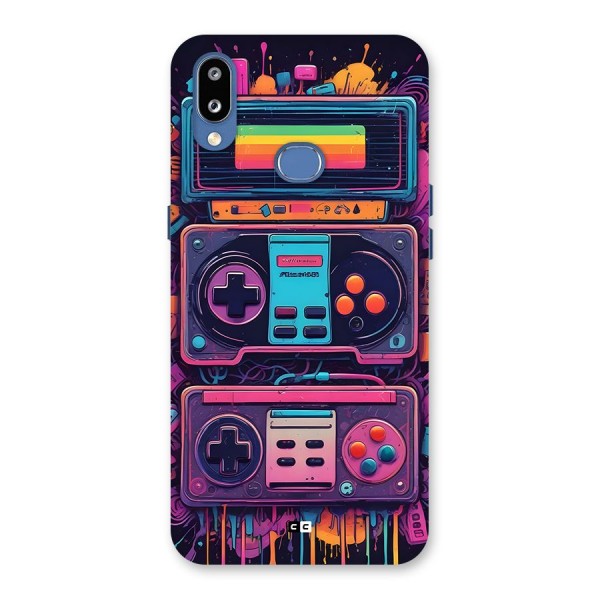 Comic Gaming Console Back Case for Galaxy M01s