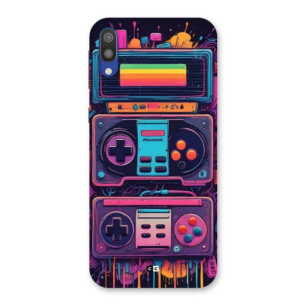 Comic Gaming Console Back Case for Galaxy M10