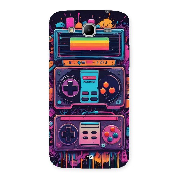 Comic Gaming Console Back Case for Galaxy Mega 5.8