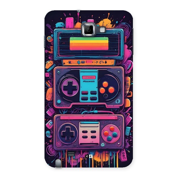 Comic Gaming Console Back Case for Galaxy Note