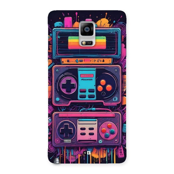 Comic Gaming Console Back Case for Galaxy Note 4