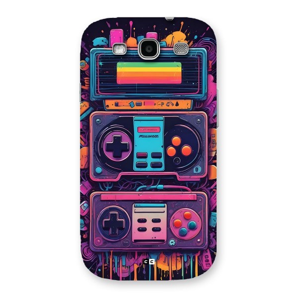 Comic Gaming Console Back Case for Galaxy S3