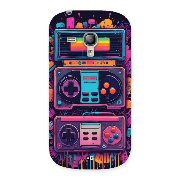 Comic Gaming Console Back Case for Galaxy S3 Mini