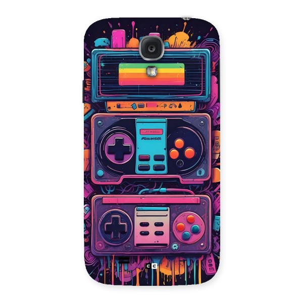 Comic Gaming Console Back Case for Galaxy S4