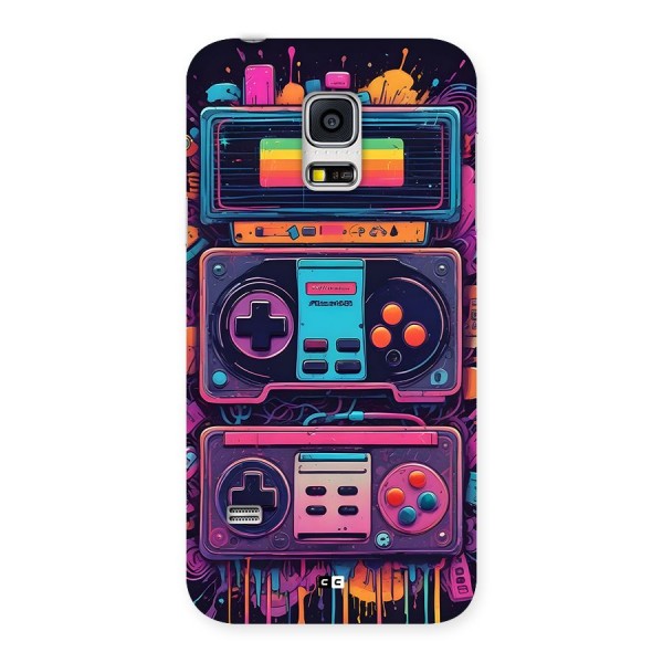 Comic Gaming Console Back Case for Galaxy S5 Mini