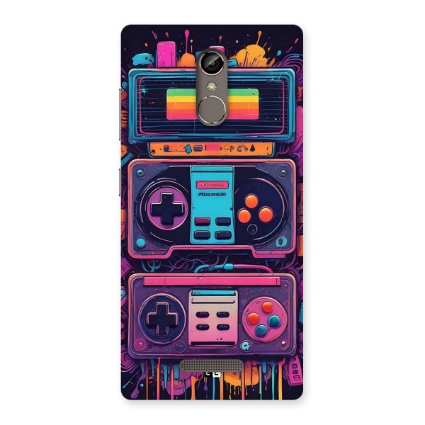 Comic Gaming Console Back Case for Gionee S6s