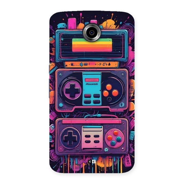 Comic Gaming Console Back Case for Google Nexus 6