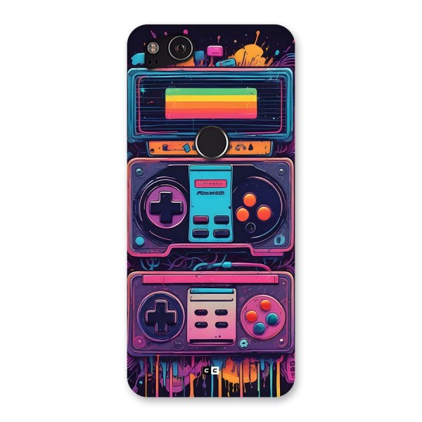 Comic Gaming Console Back Case for Google Pixel 2