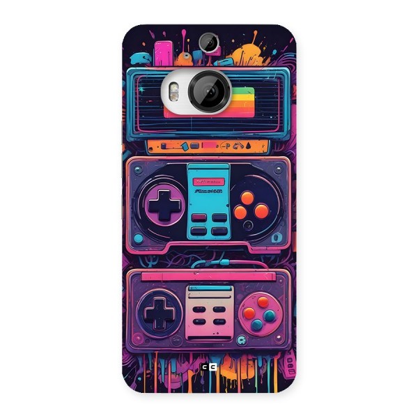 Comic Gaming Console Back Case for HTC One M9 Plus