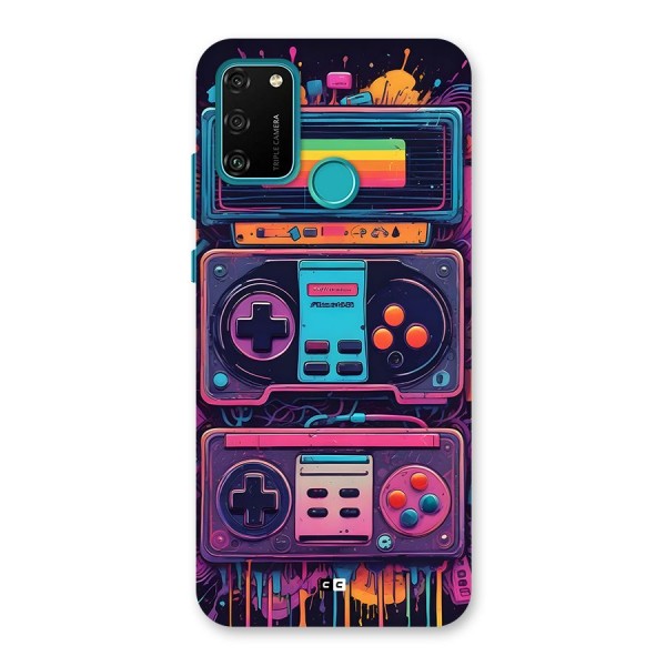 Comic Gaming Console Back Case for Honor 9A