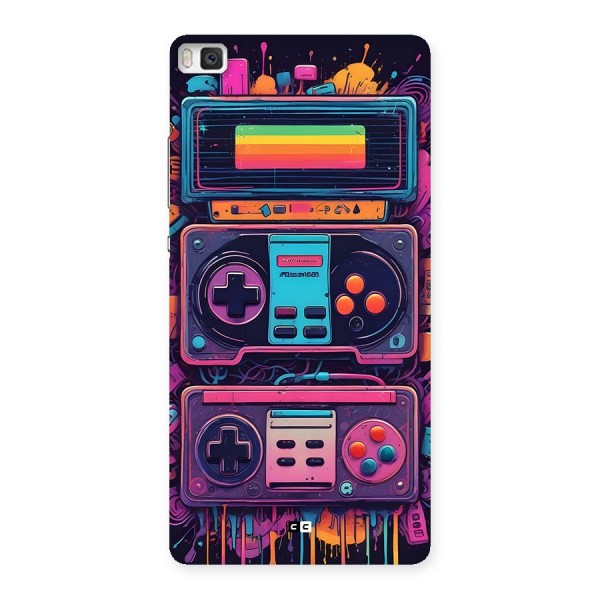 Comic Gaming Console Back Case for Huawei P8