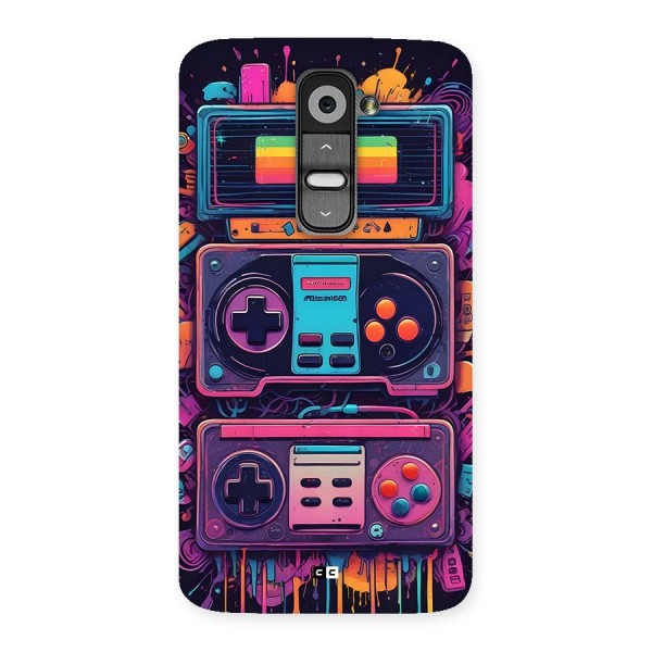 Comic Gaming Console Back Case for LG G2