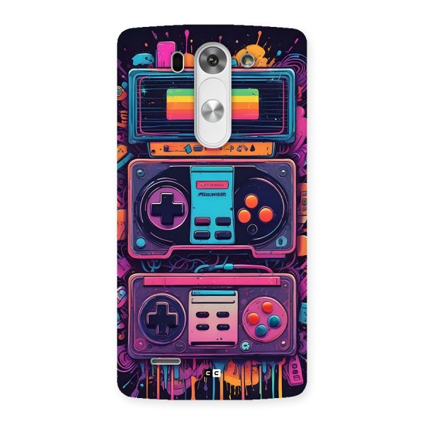 Comic Gaming Console Back Case for LG G3 Mini