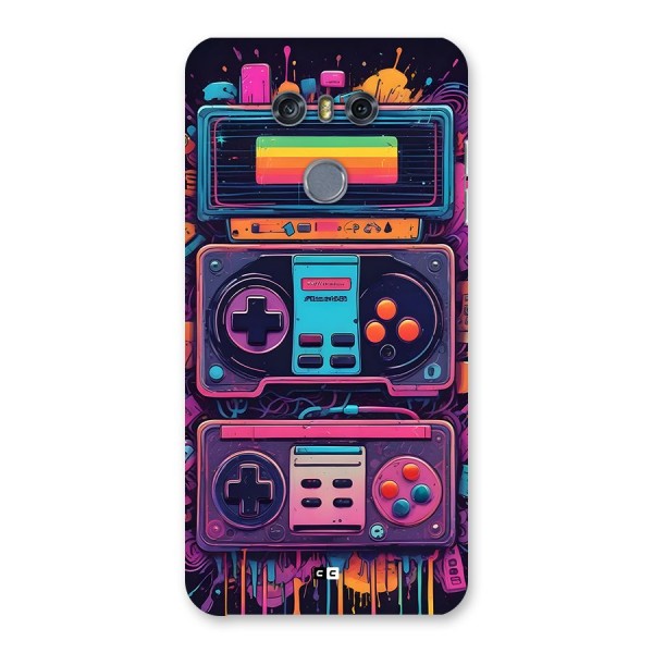 Comic Gaming Console Back Case for LG G6