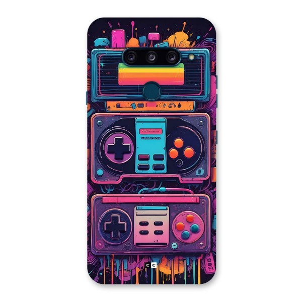 Comic Gaming Console Back Case for LG  V40 ThinQ