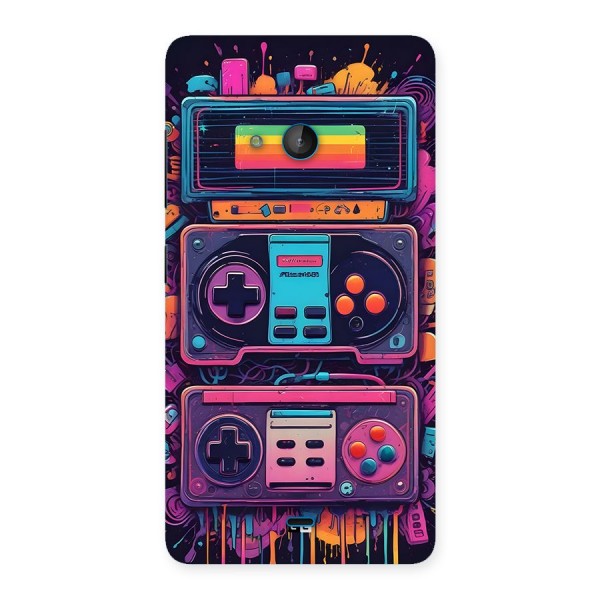 Comic Gaming Console Back Case for Lumia 540