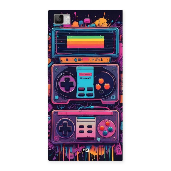 Comic Gaming Console Back Case for Mi3