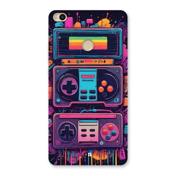 Comic Gaming Console Back Case for Mi Max 2