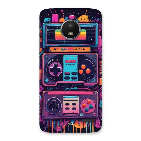 Comic Gaming Console Back Case for Moto E4