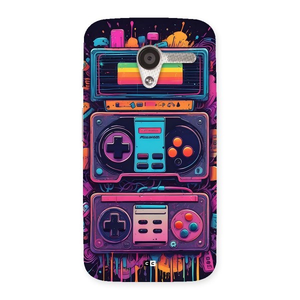 Comic Gaming Console Back Case for Moto X