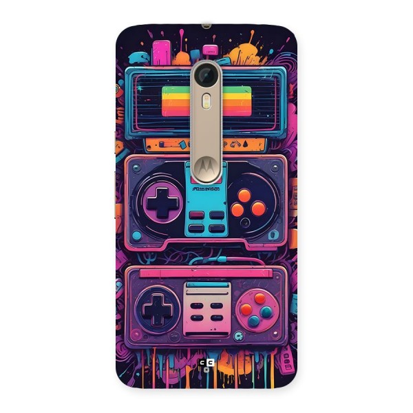 Comic Gaming Console Back Case for Moto X Style