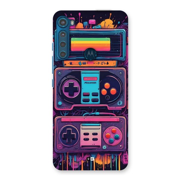 Comic Gaming Console Back Case for Motorola One Fusion Plus