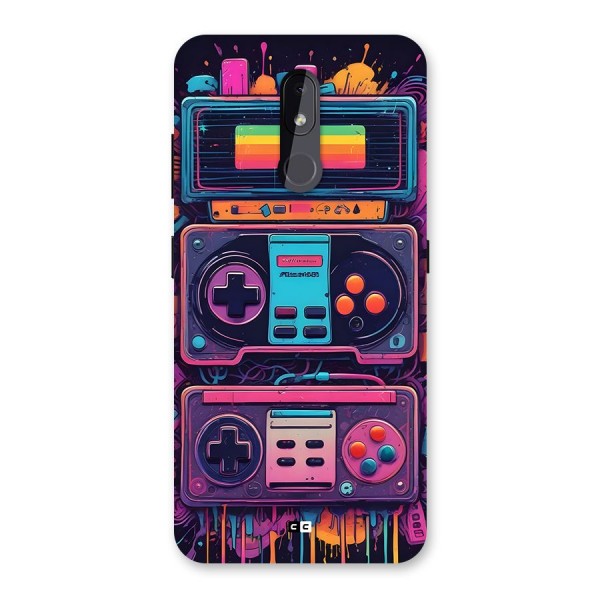 Comic Gaming Console Back Case for Nokia 3.2