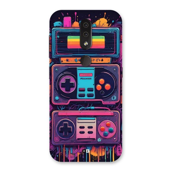 Comic Gaming Console Back Case for Nokia 4.2