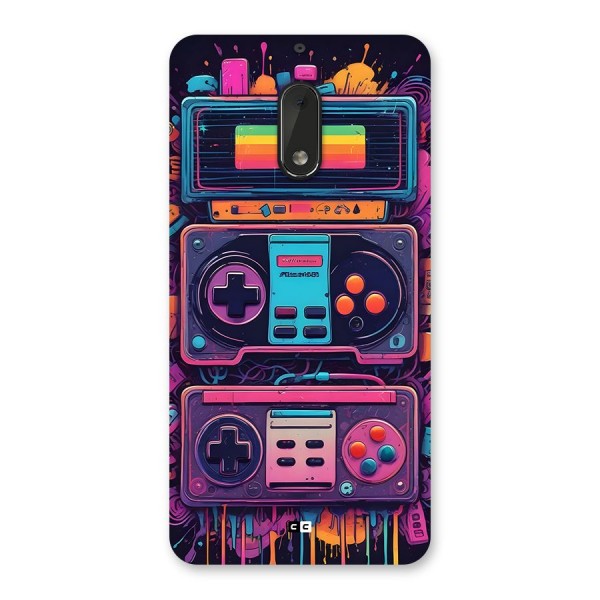 Comic Gaming Console Back Case for Nokia 6