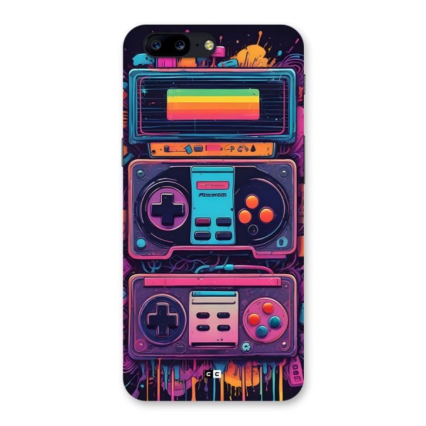 Comic Gaming Console Back Case for OnePlus 5