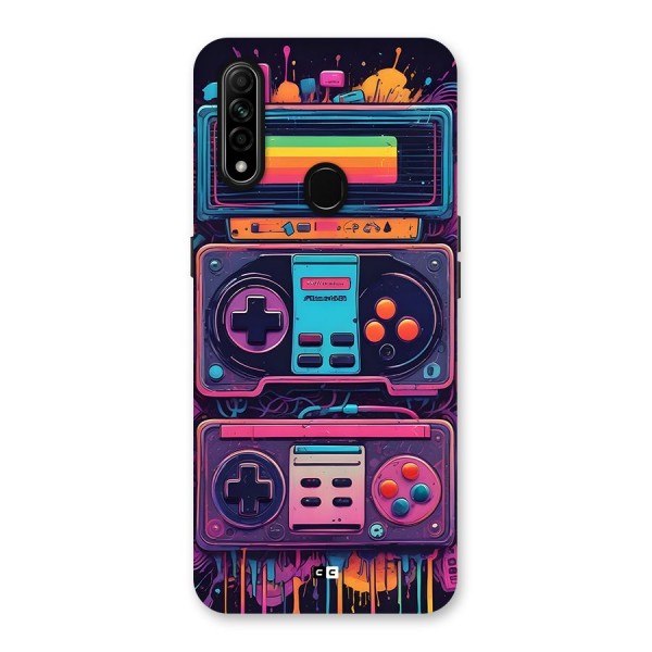 Comic Gaming Console Back Case for Oppo A31