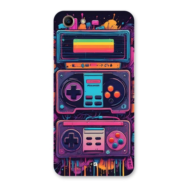 Comic Gaming Console Back Case for Oppo A83 (2018)