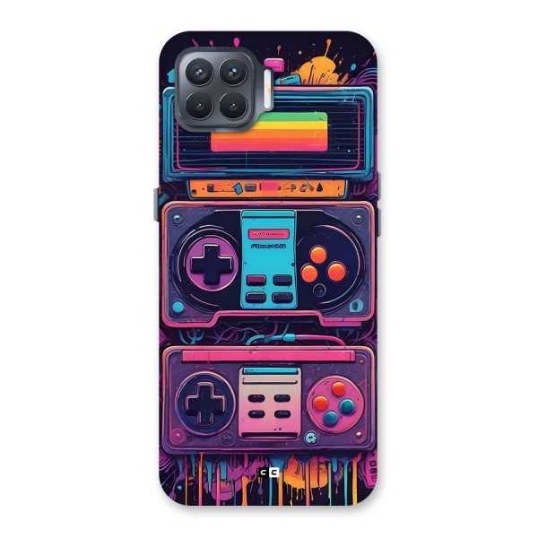 Comic Gaming Console Back Case for Oppo F17 Pro