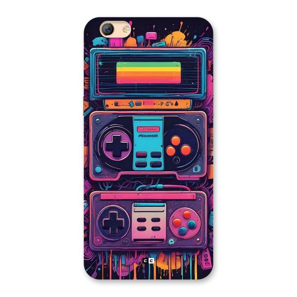 Comic Gaming Console Back Case for Oppo F3 Plus