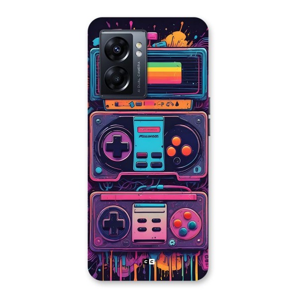 Comic Gaming Console Back Case for Oppo K10 5G