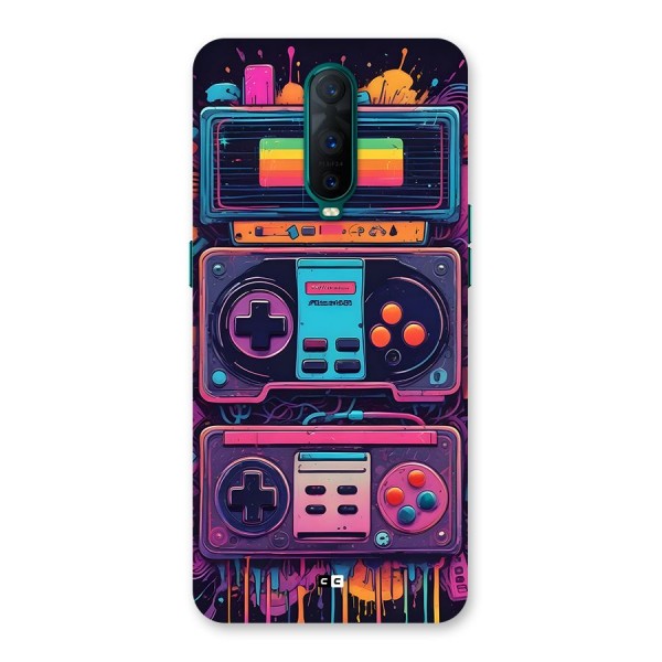 Comic Gaming Console Back Case for Oppo R17 Pro